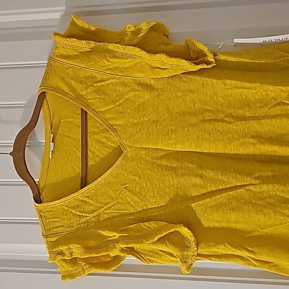 Chico's Yellow Top - Picture 2 of 3